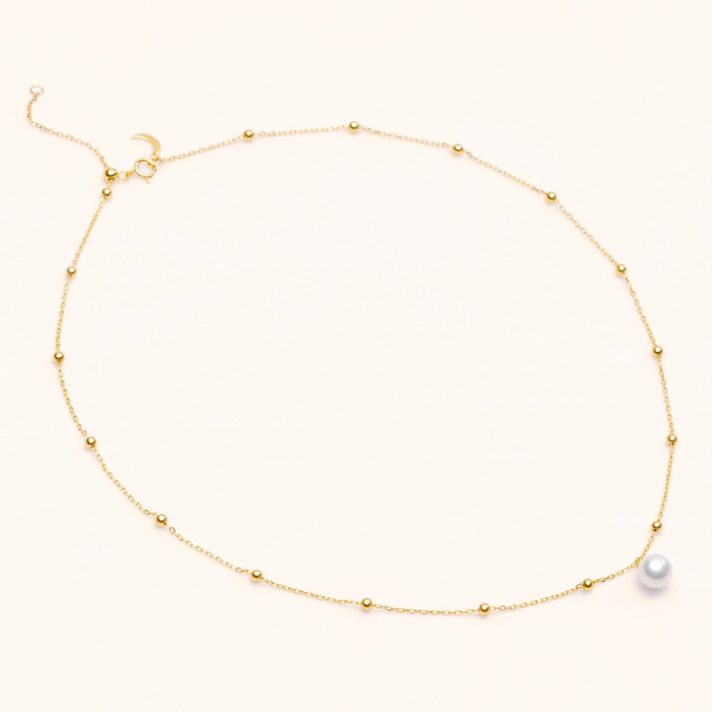 Beaded Pearl Necklace