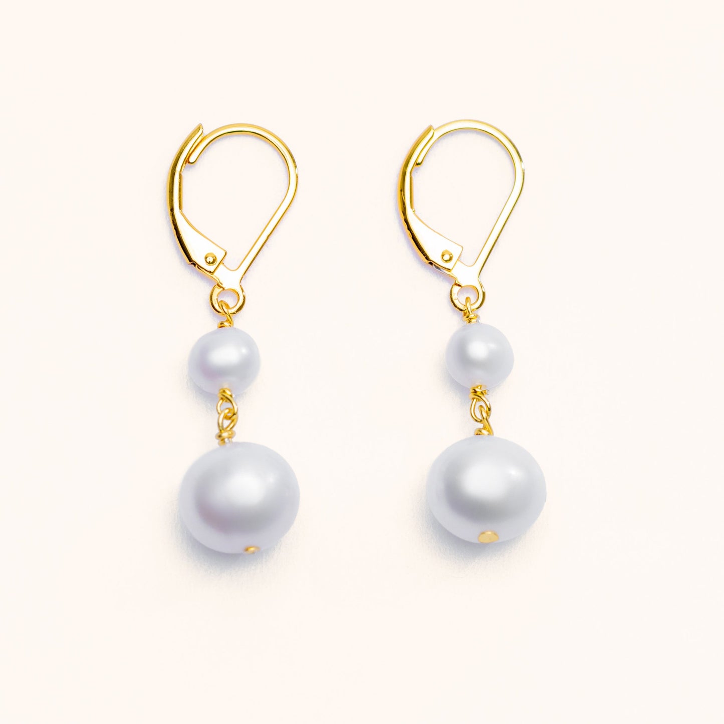 Dual Pearl Earrings