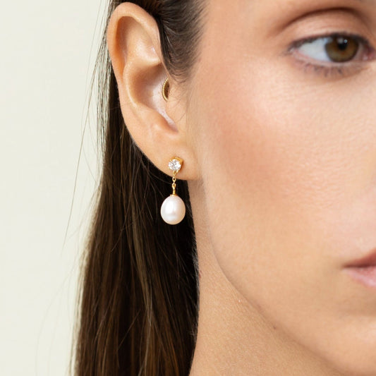 Beautiful diamond earrings. Perfect for weddings.