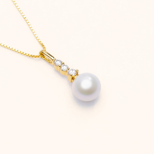 Aurora Pearl Pendant (Diamond)