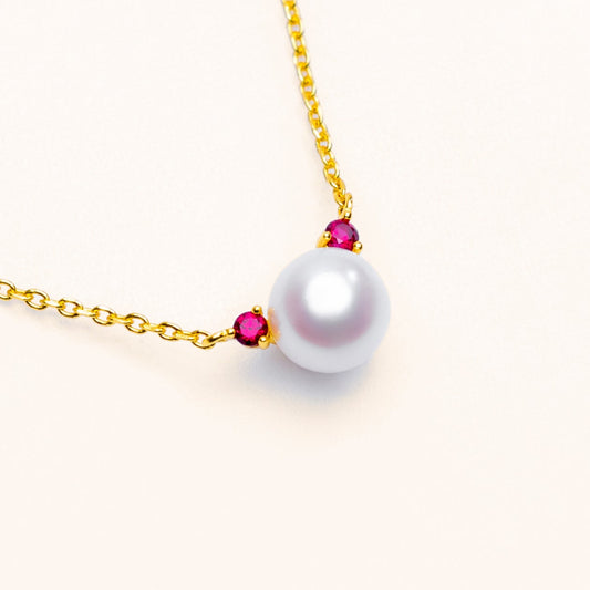 Accent Glow Necklace (Ruby)