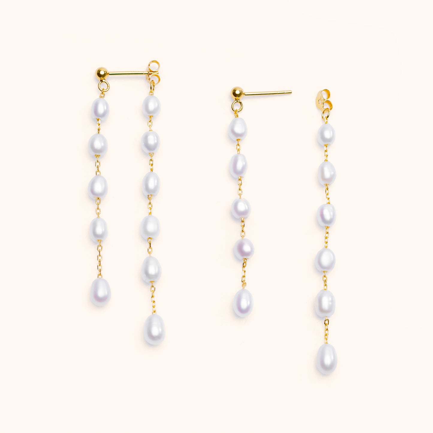 Twin Strand Earrings